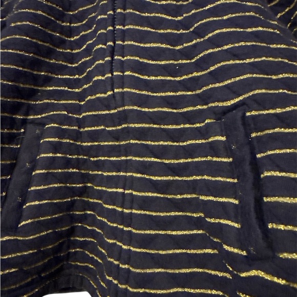 Gymboree plum and gold  Striped Kids Jacket - Picture 2 of 5